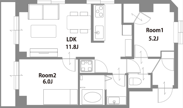 リノベーション後の間取り
