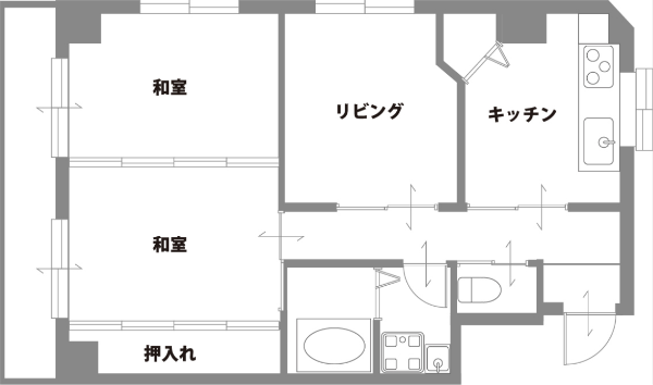 リノベーション前の間取り